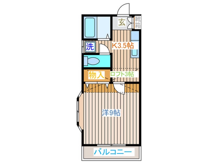 コートヴィラ　Ａの物件間取画像