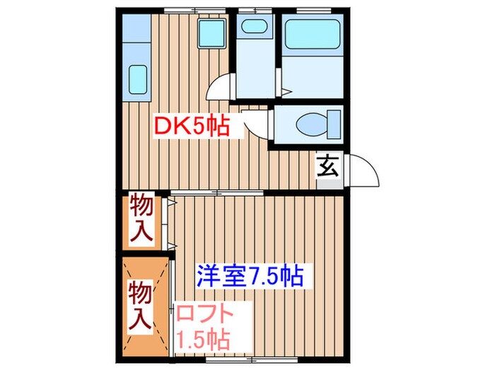 物件間取画像