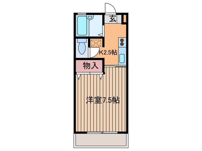 フォレスト連坊壱番館の物件間取画像