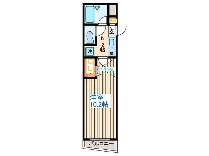 グランド－ル市名坂の物件間取画像