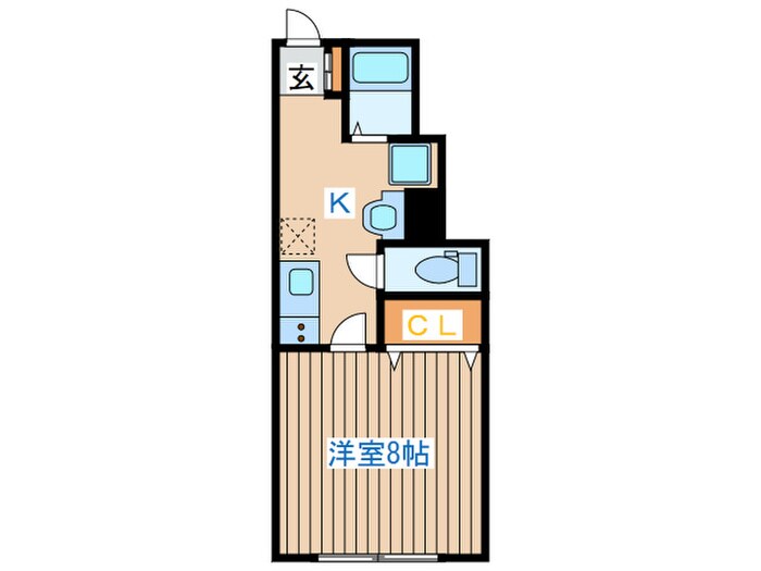 スプリングバード泉崎の物件間取画像