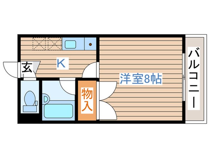 クレセント郡山の物件間取画像