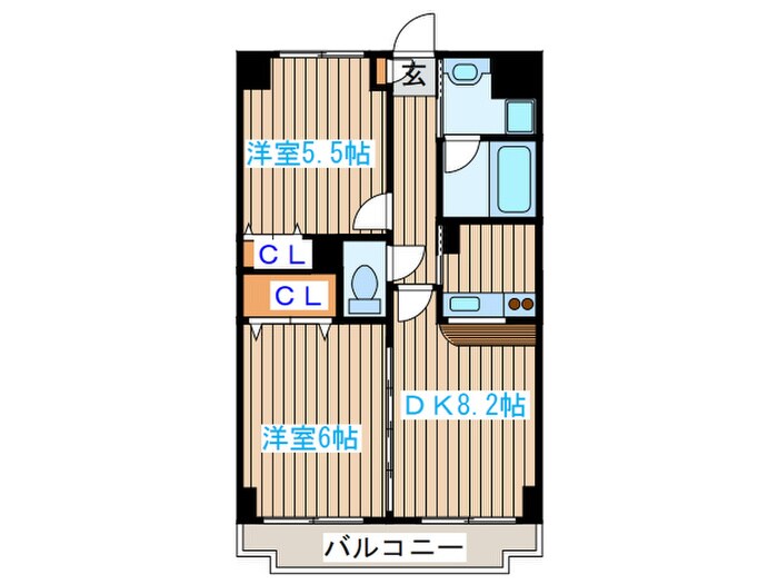 ツインプラザ幸の物件間取画像