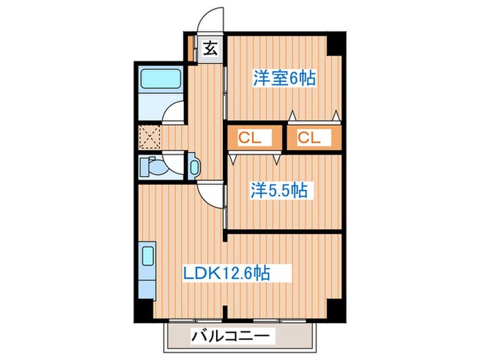 ポ－トタウンカネショ－の物件間取画像