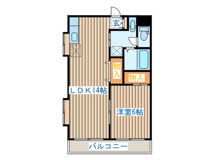 コ－ポマルジュの物件間取画像