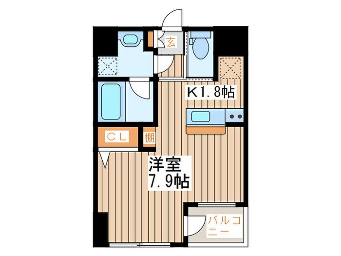 ＫＤＸレジデンス仙台駅東の物件間取画像