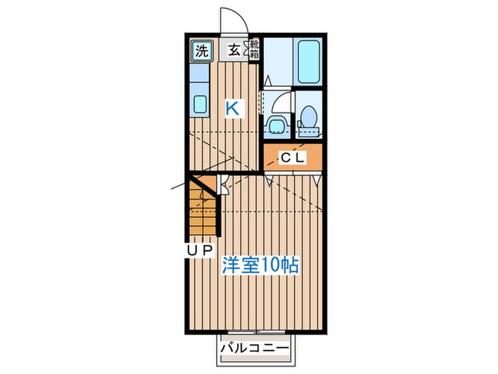 エスポワ－ル・シャト－愛子Ⅰの物件間取画像