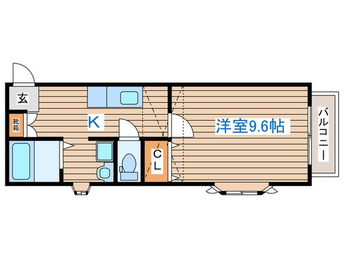 エルマ－ノ愛子中央四番館の物件間取画像