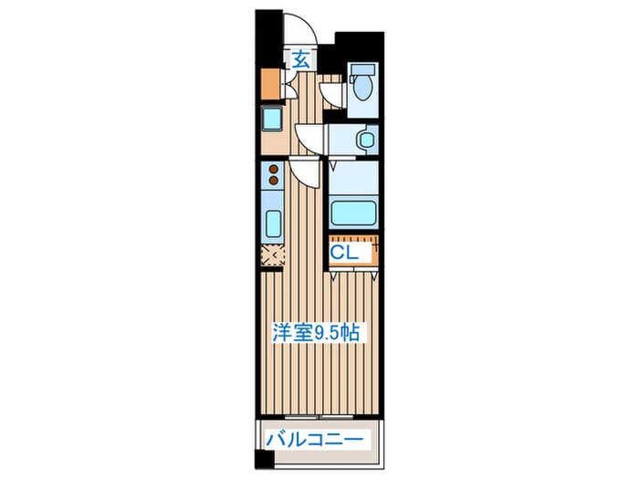 パークフラッツ五橋の物件間取画像