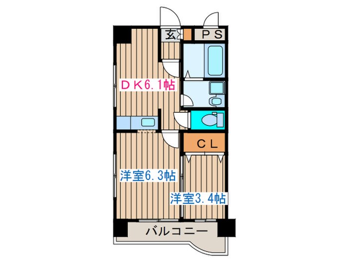 パルメゾン泉の物件間取画像