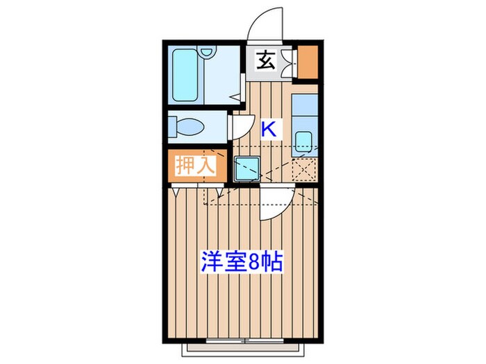 クレセ－ル蒲町弐番館の物件間取画像