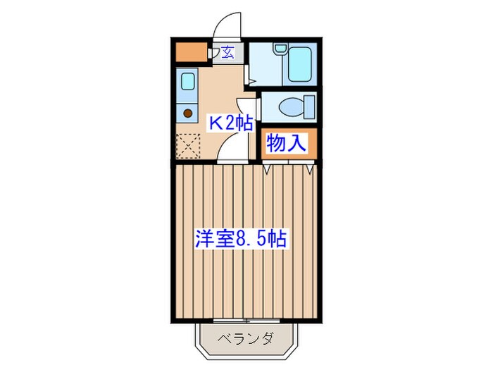 サンハピネスの物件間取画像