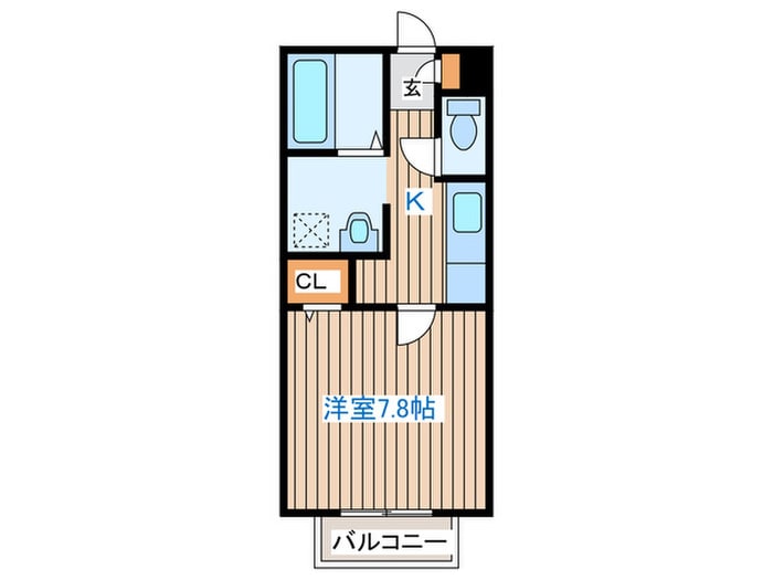 パセオ米ヶ袋の物件間取画像