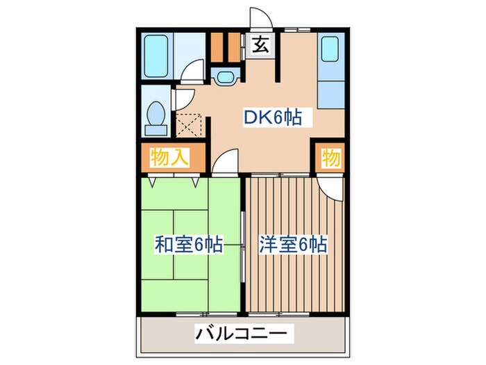 物件間取画像