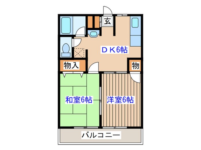 ア－クヒルズ上ノ台の物件間取画像