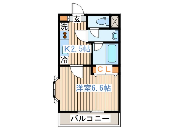 フォンテ－ヌ鶴が丘の物件間取画像