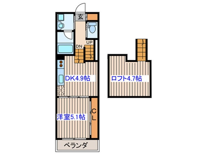 Grand　Eterna仙台木町通の物件間取画像