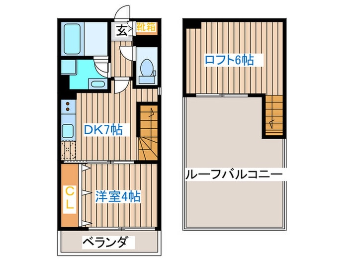 ピュアナ弓ノ町の物件間取画像