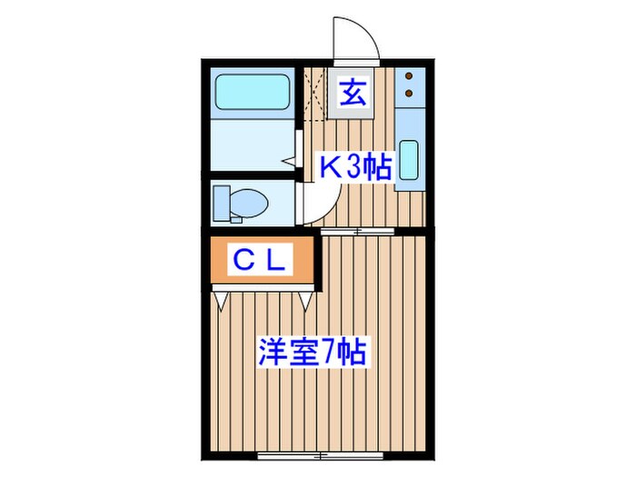 鈴木アパ－トの物件間取画像