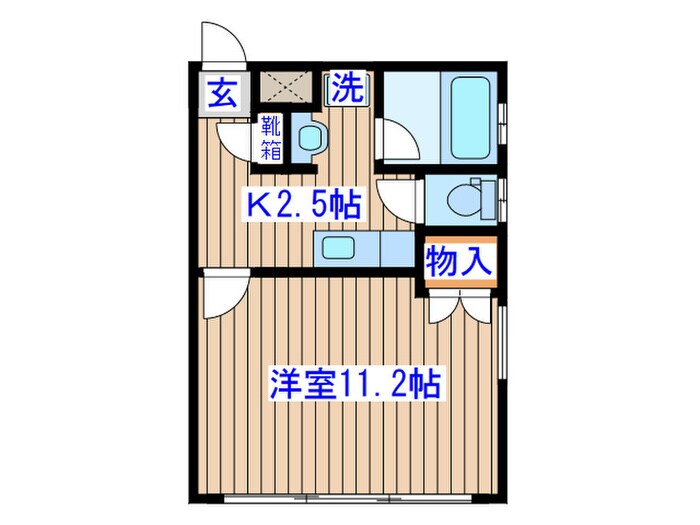 プラザ・ヴューの物件間取画像