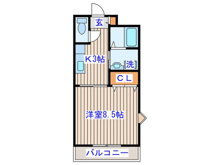 シャロ－ムの物件間取画像