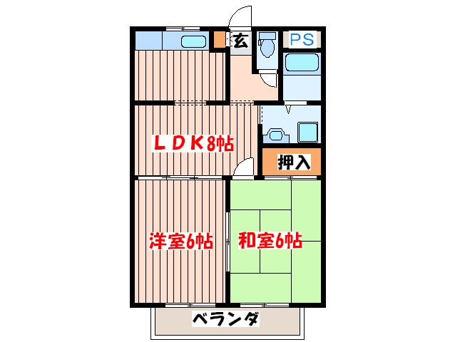 エクセレント青葉の物件間取画像