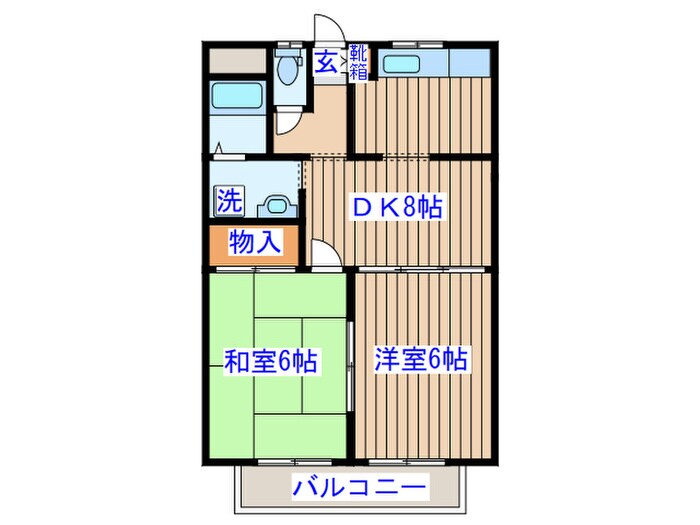 物件間取画像