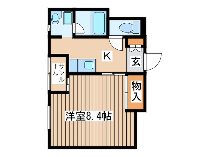 ファミールかんのの物件間取画像
