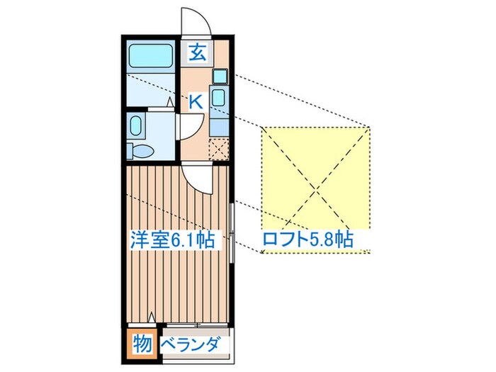 オレンジヒルズの物件間取画像