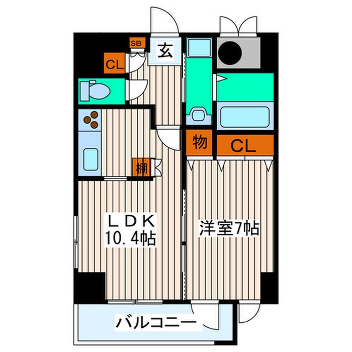 ＵＳビルの物件間取画像