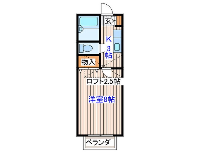 サンヒルズ国見2番館の物件間取画像