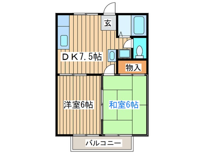物件間取画像