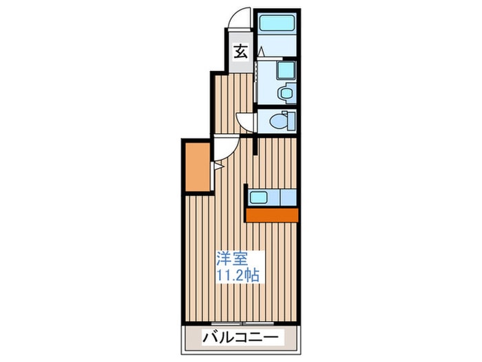 メゾンカルム・Mの物件間取画像