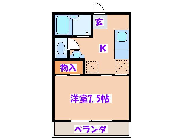 レコルテ９０の物件間取画像