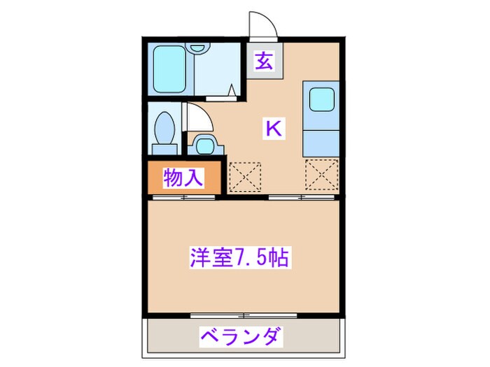 レコルテ９０の物件間取画像