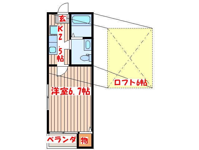 グレイスあおばの物件間取画像