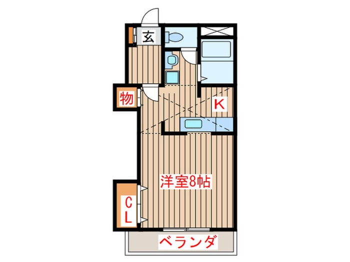 エクシード連坊の物件間取画像