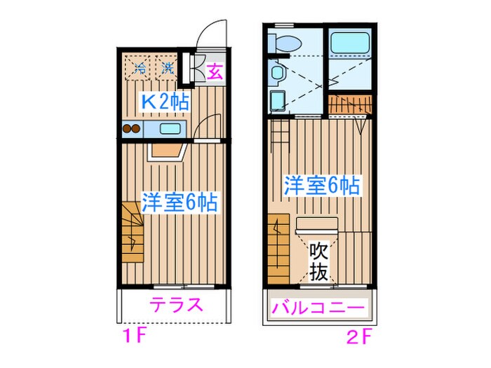 エクセルシャト－GOUKE　５　Ａの物件間取画像