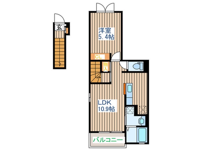 サニーヒル仙台南Ⅱの物件間取画像