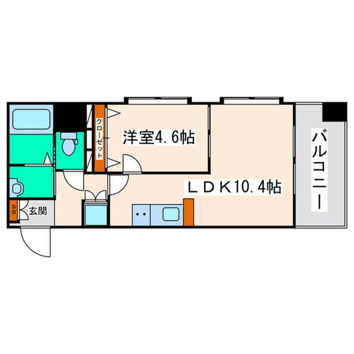 スクエア泉中央の物件間取画像