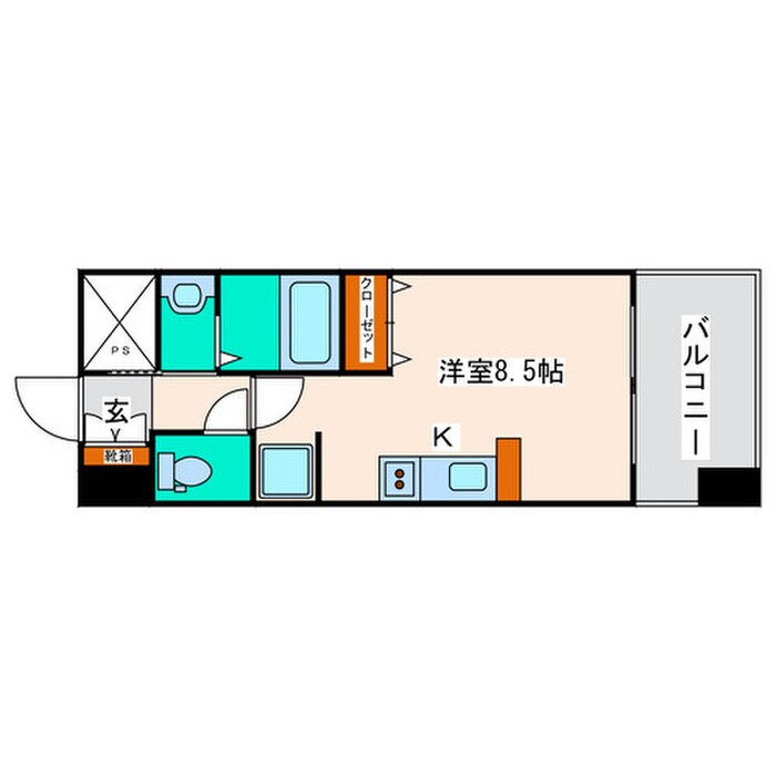 スクエア泉中央の物件間取画像