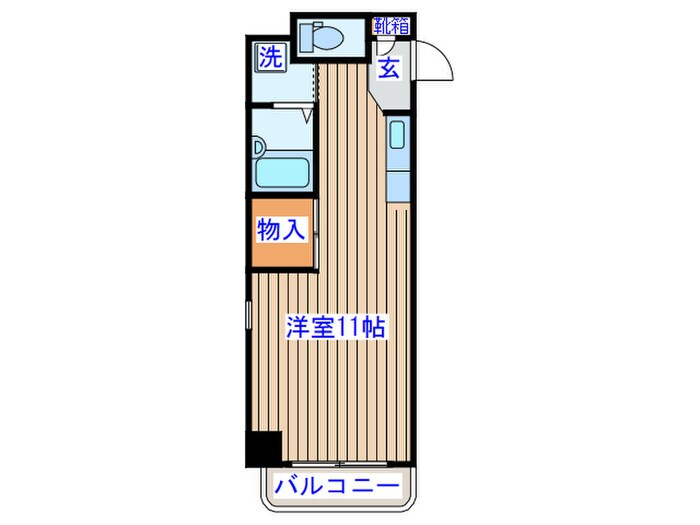 メゾンドールヘンミの物件間取画像