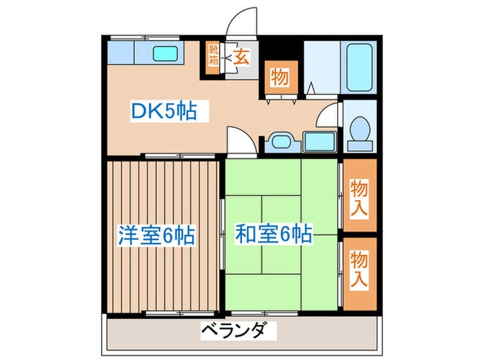 ハイデンスカト－の物件間取画像