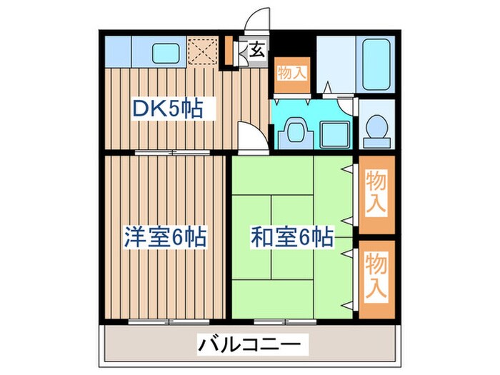 ハイデンスカト－の物件間取画像