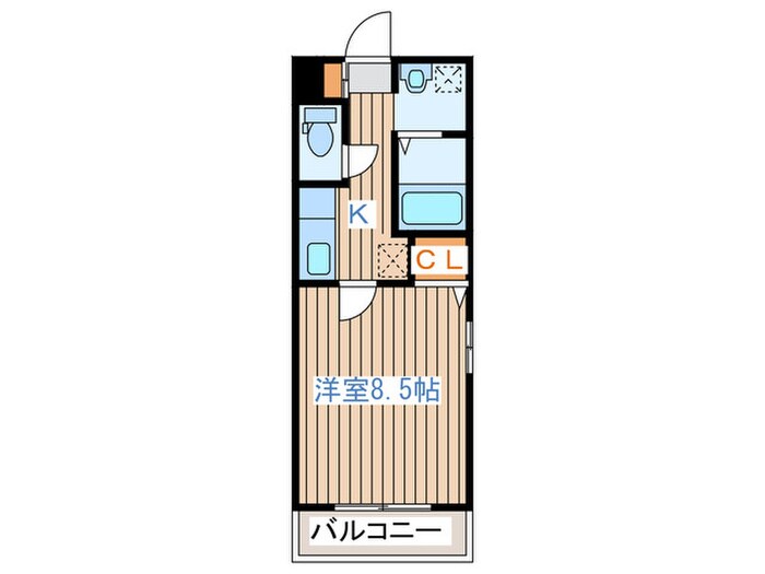 クレールの物件間取画像