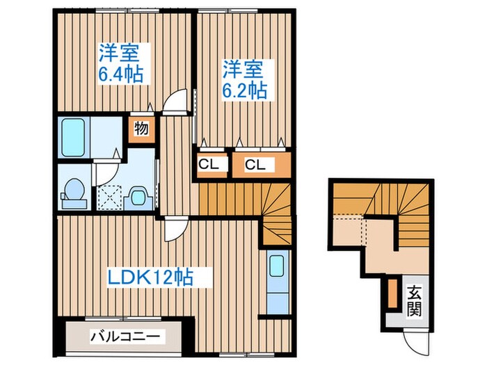 サン・アベニューＡの物件間取画像