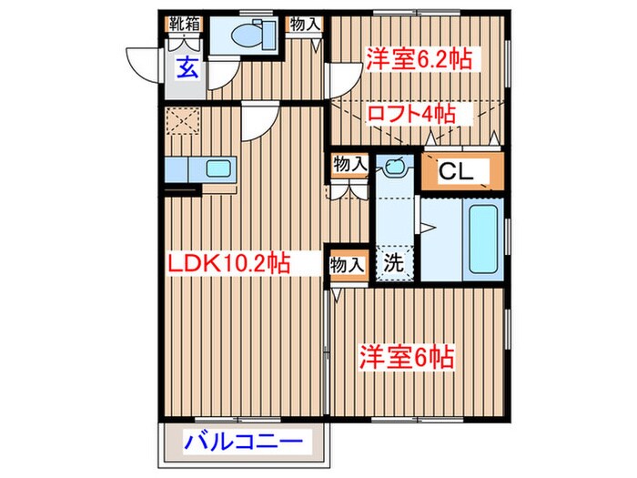 ナチュ－ル弐番館の物件間取画像