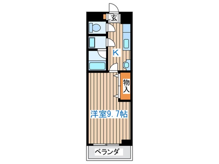 パークヒルズ上ノ台Ａの物件間取画像