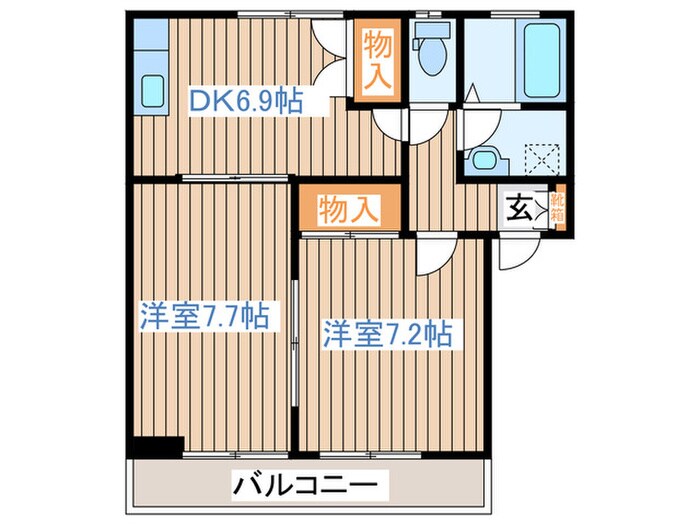 ガーデンタウンCの物件間取画像