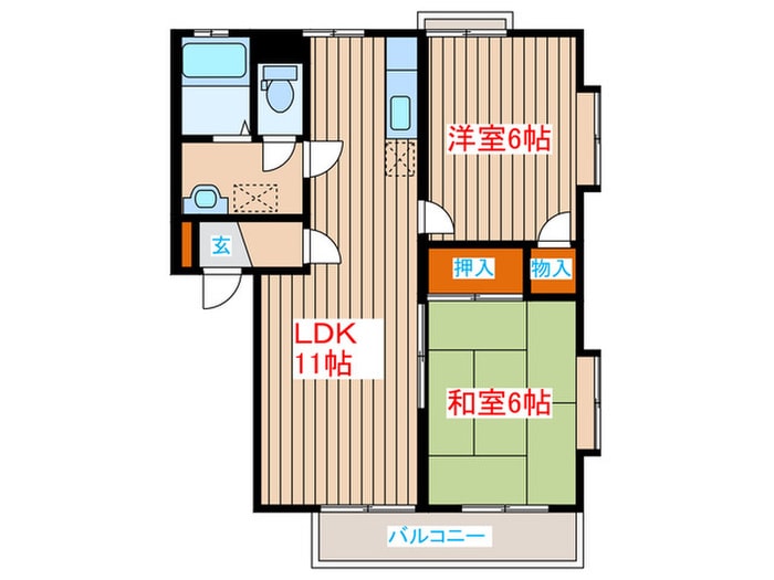 サンヒルズリブレⅣの物件間取画像